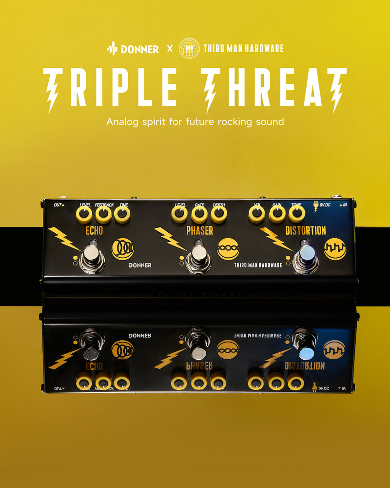 Donner Triple Threat Guitar Effect Pedal