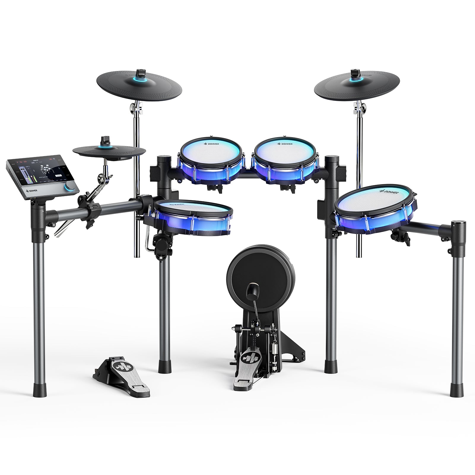 Donner BackBeat Electronic Drum Set with 7" Touch Screen and 1126 Sounds