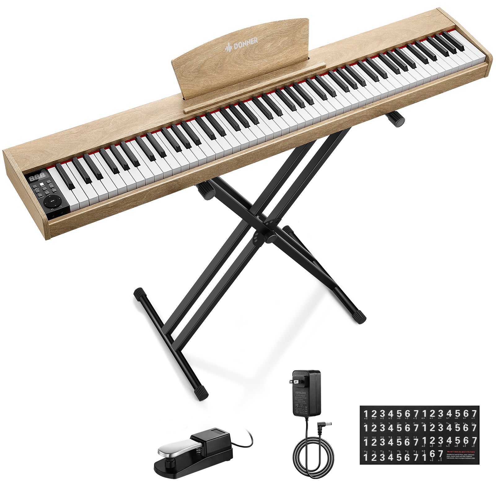 Donner DEP-1S Semi Weighted Keyboard Digital Piano