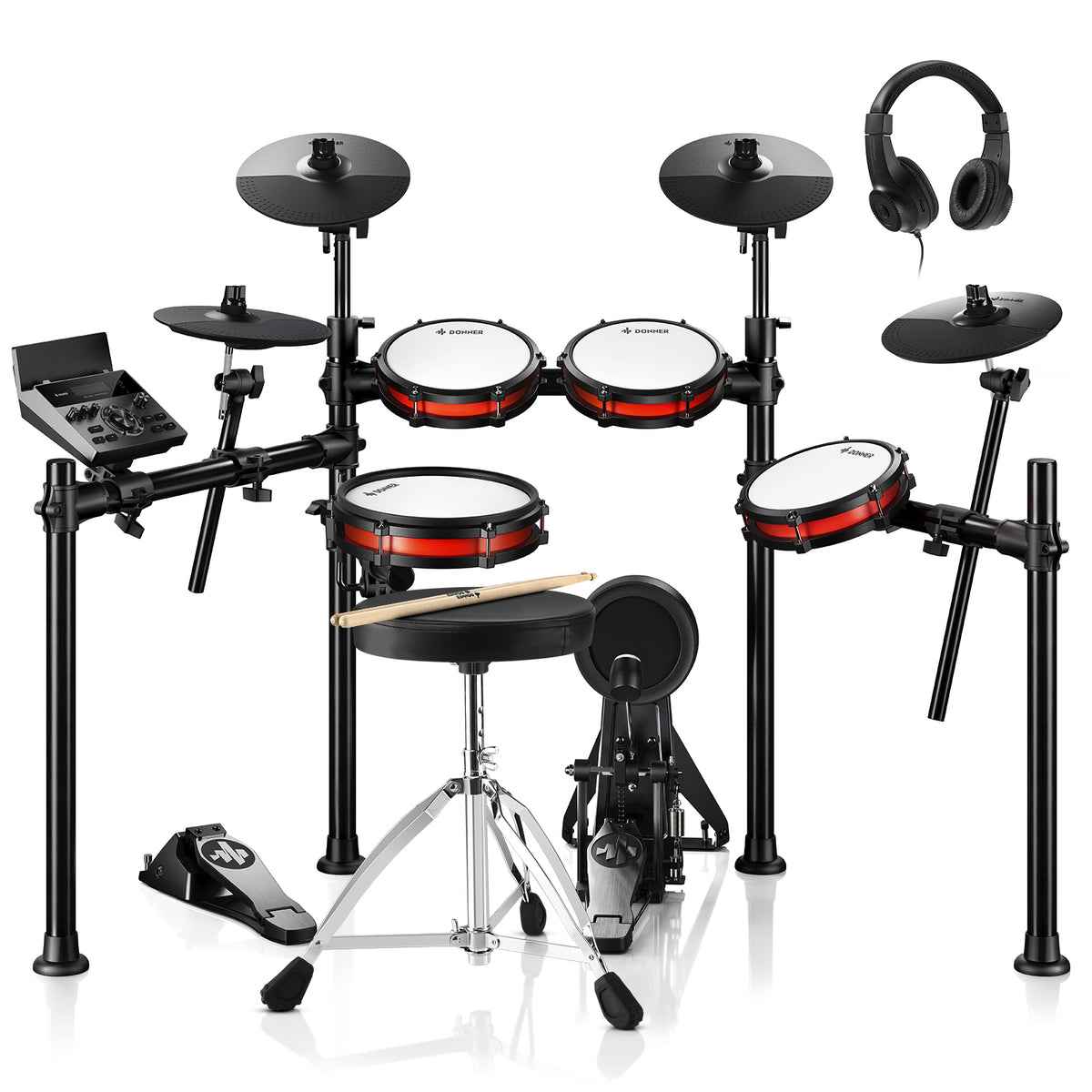 Donner DED-200X Electronic Drum Set-DED 200X Update##
