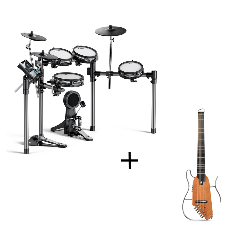 Donner Beat Electronic Drum Set with 12" Cymbals w/Choke, 100 Kits and 1100+ Sounds