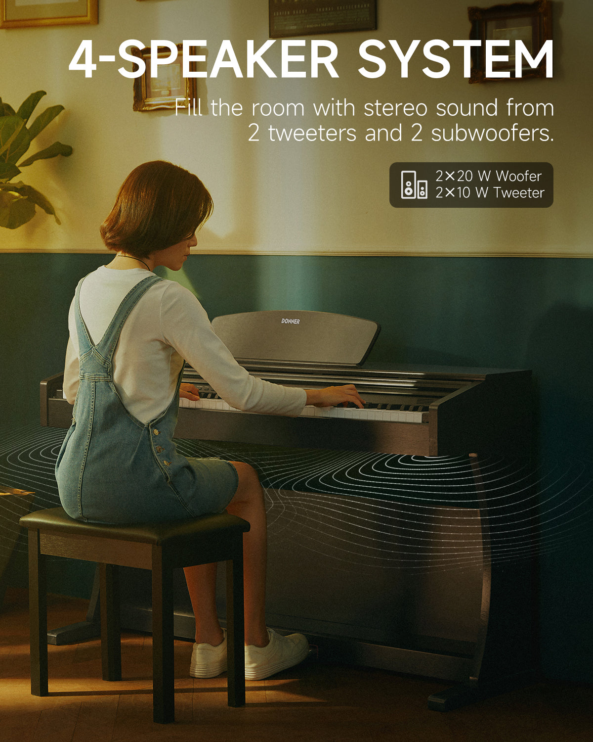 Donner DDP-300 Fully Weighted Home Digital Piano