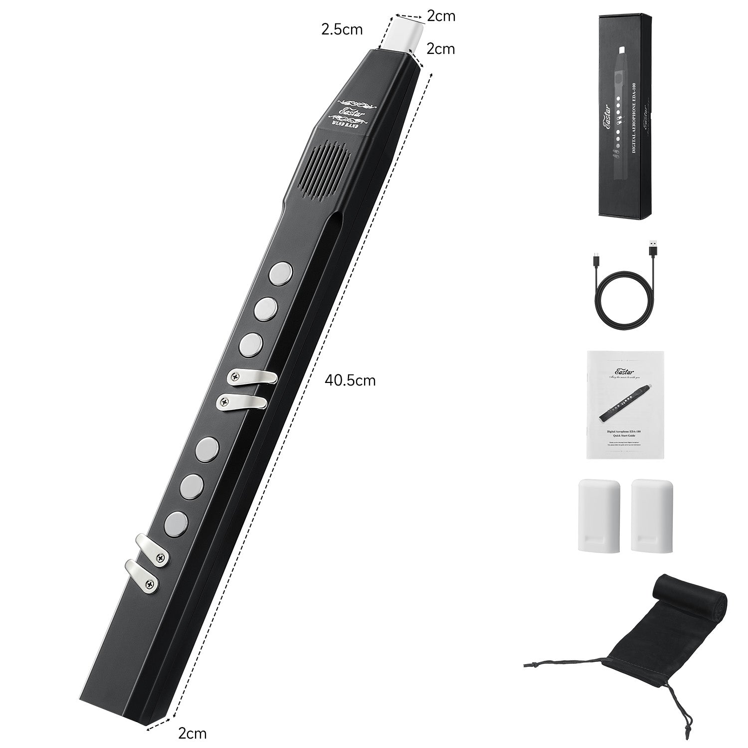 Eastar Digital Aerophone EDA-100 Black