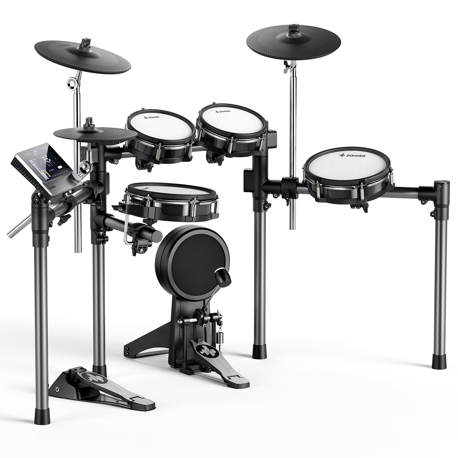 Donner BackBeat Electronic Drum Set with 7" Touch Screen and 1126 Sounds