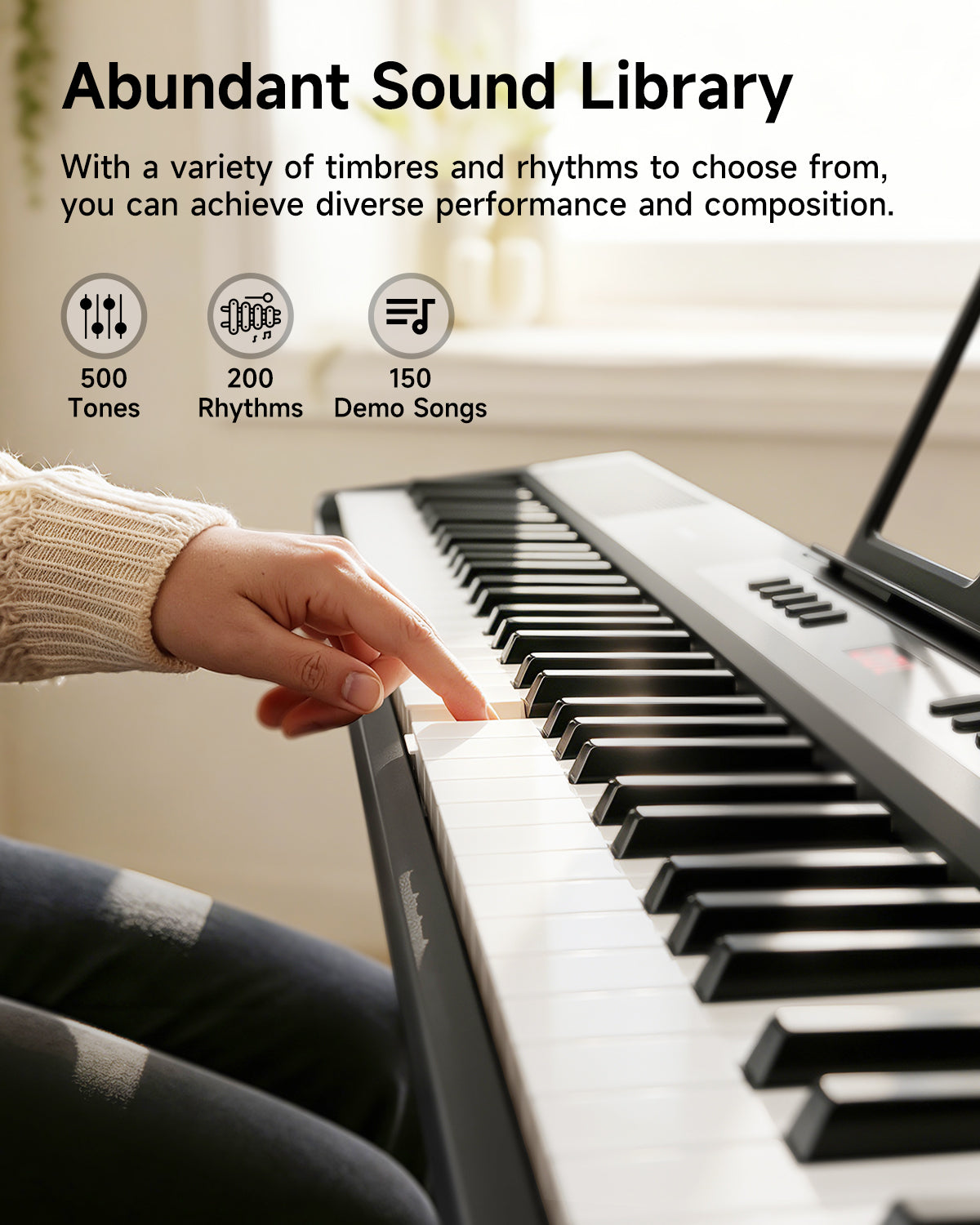 Donner DEP-07 Semi-Weighted Portable Digital Piano