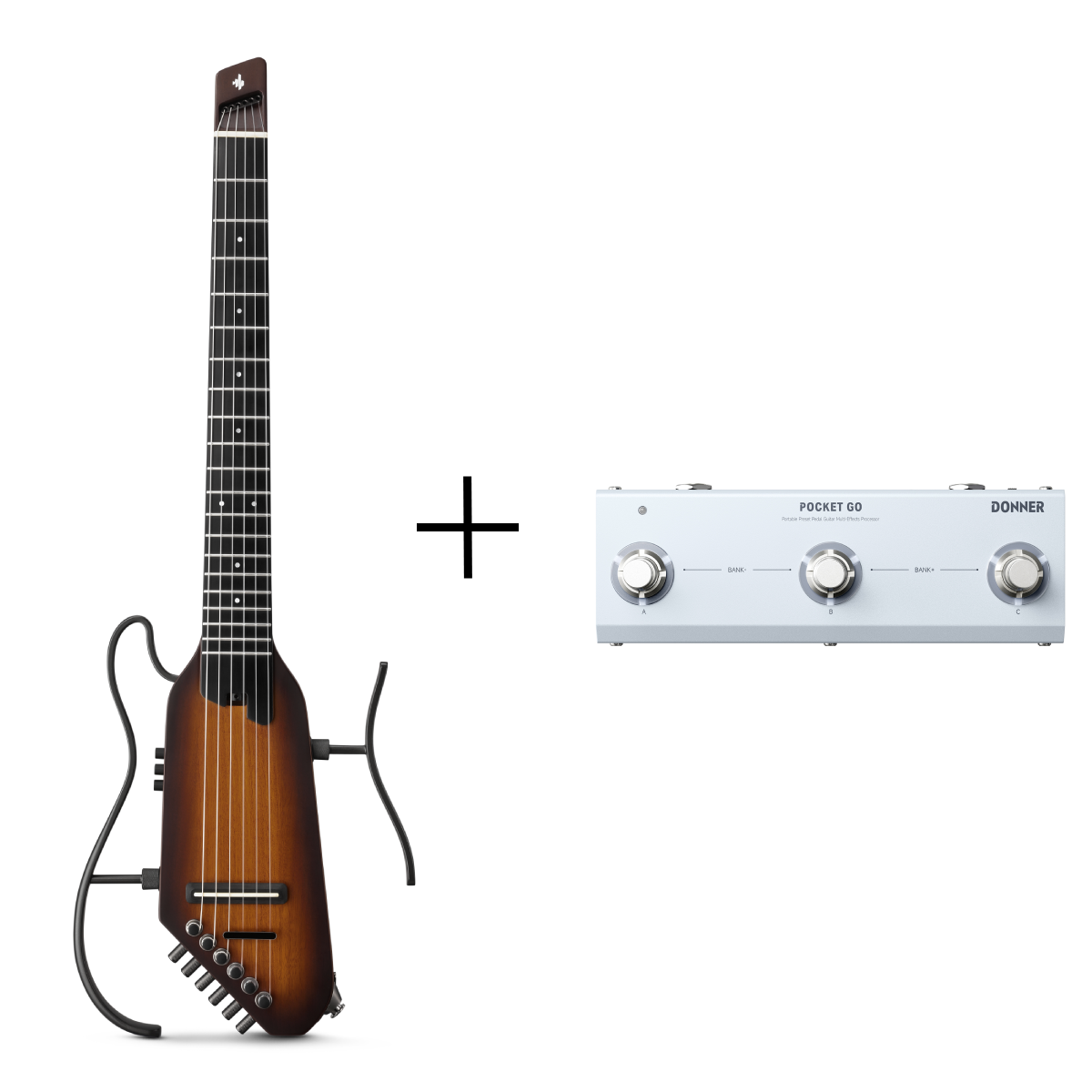 Donner HUSH C Nylon Acoustic-Electric Guitar