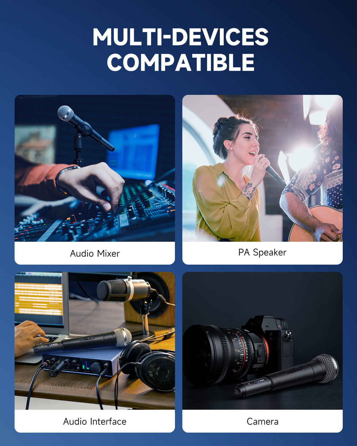 Donner CV-2 PRO Wireless Condenser Microphone Transceiver
