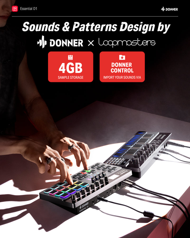 Donner Essential D1 Performance Beat Machine Drum Machine