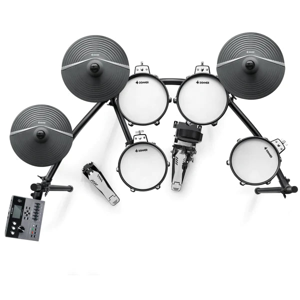 Donner DED-500 Electronic Drum Set 5-Drum 3-Cymbal with Standard Mesh Heads/Included BD Pedal