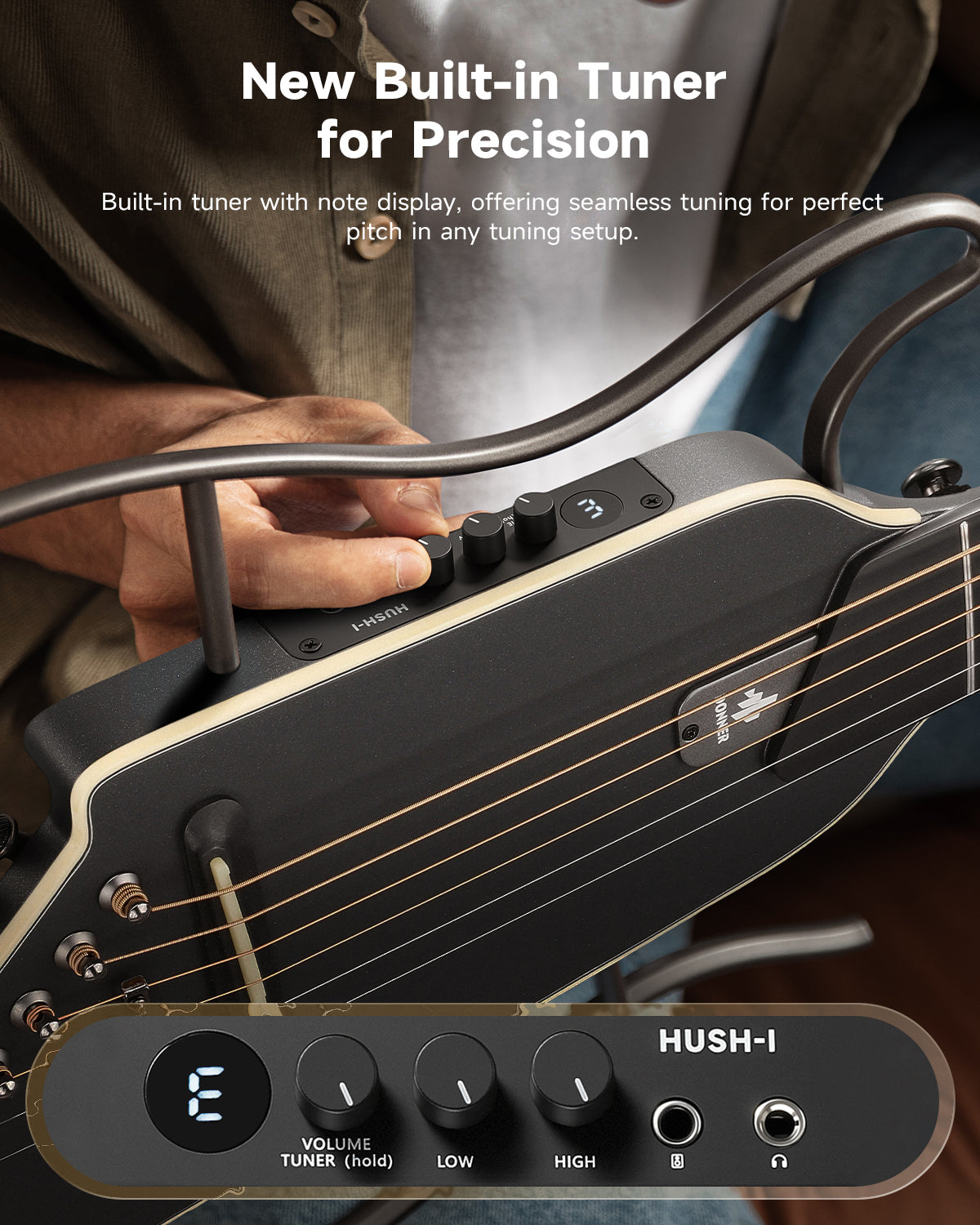 Donner HUSH™ I EVO2 Guitar-Balck##