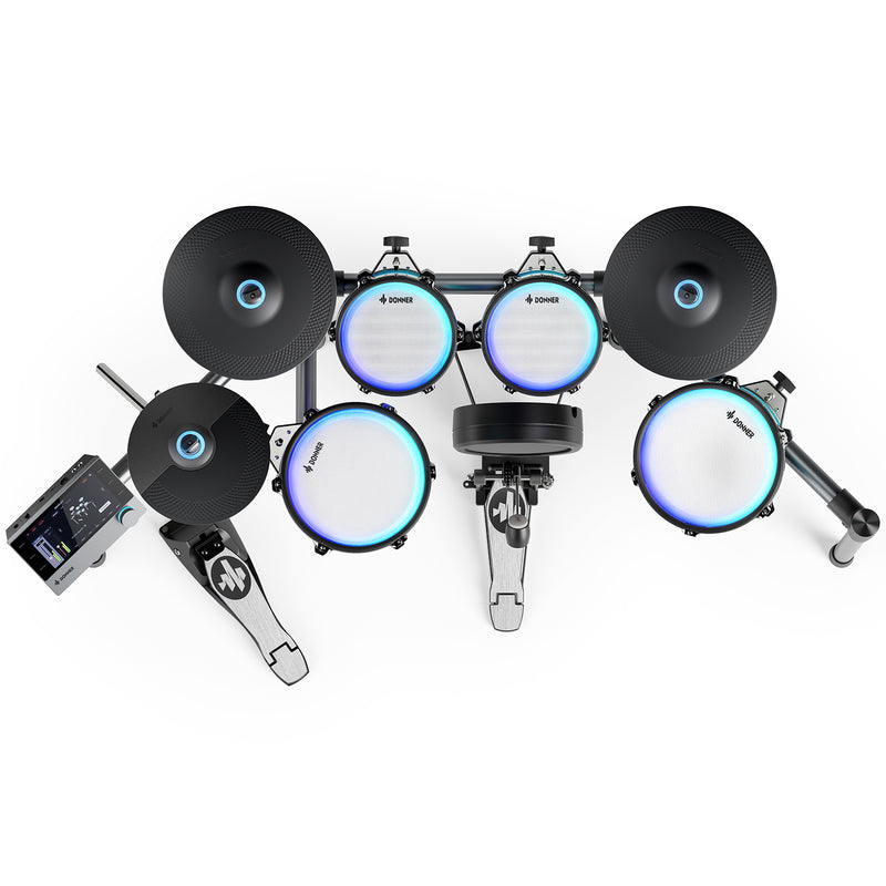 Donner BackBeat Electronic Drum Set with 7" Touch Screen and 1126 Sounds