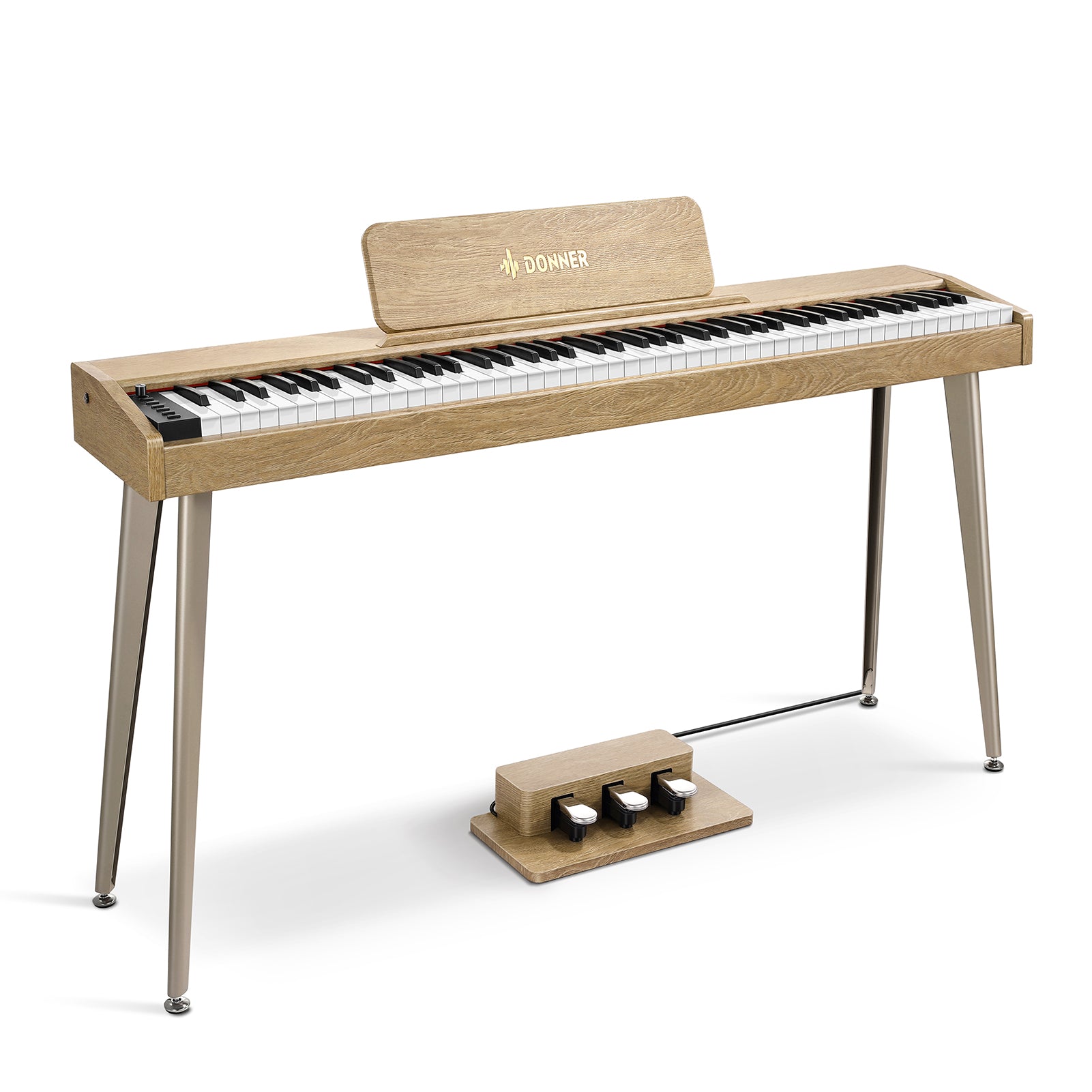 Donner DDP-60 88-Key Semi-Weighted Upright Keyboard Piano