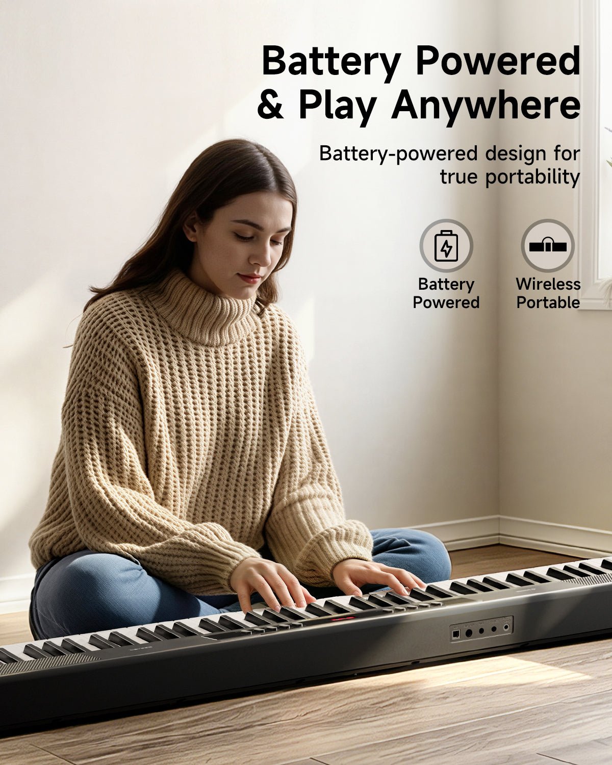 Donner DEP-07 Semi-Weighted Portable Digital Piano
