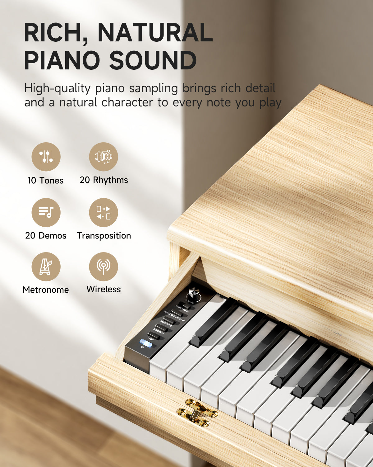 Donner DDP-65 88 Key Semi-weighted Digital Piano