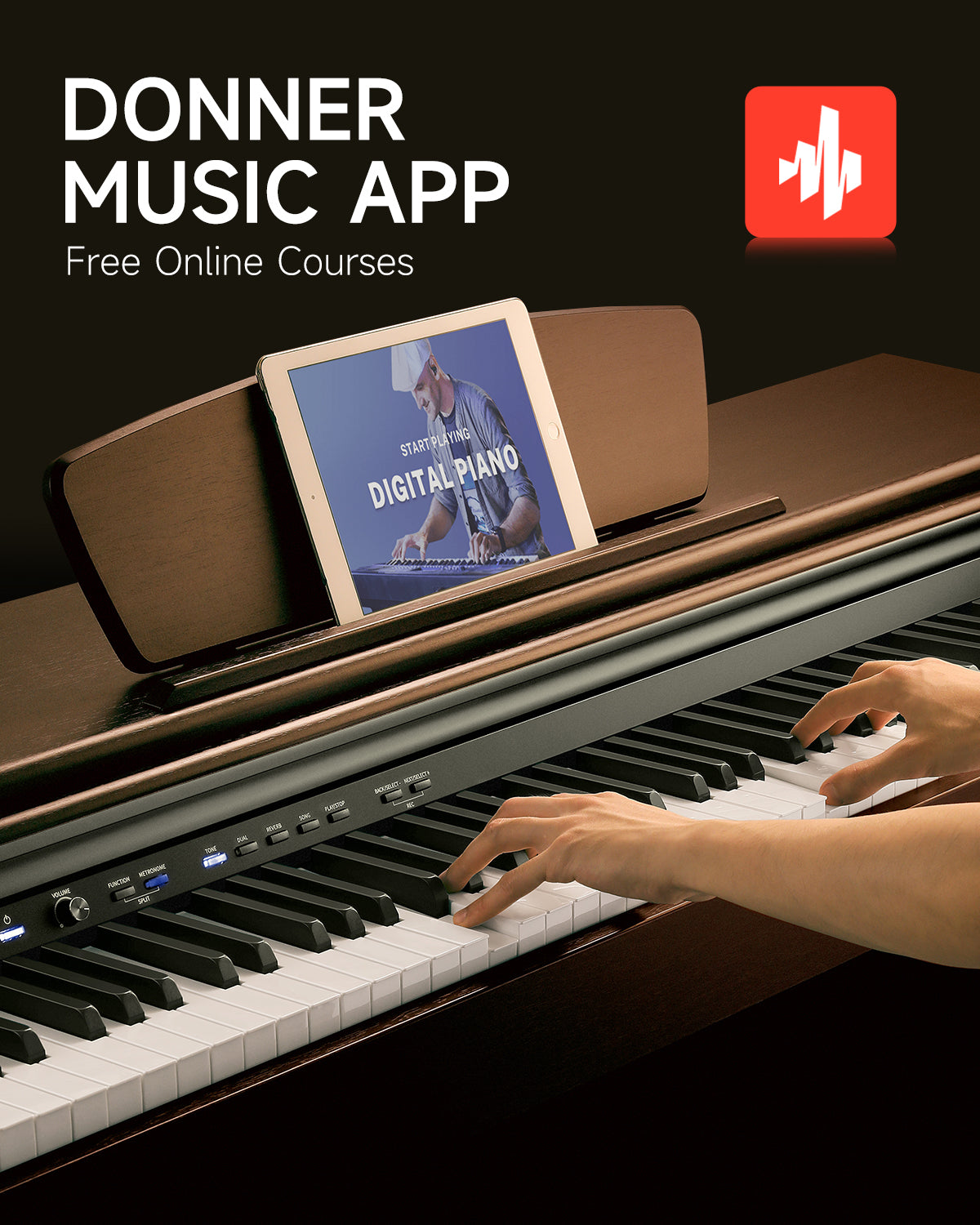 Donner DDP-300 Fully Weighted Home Digital Piano