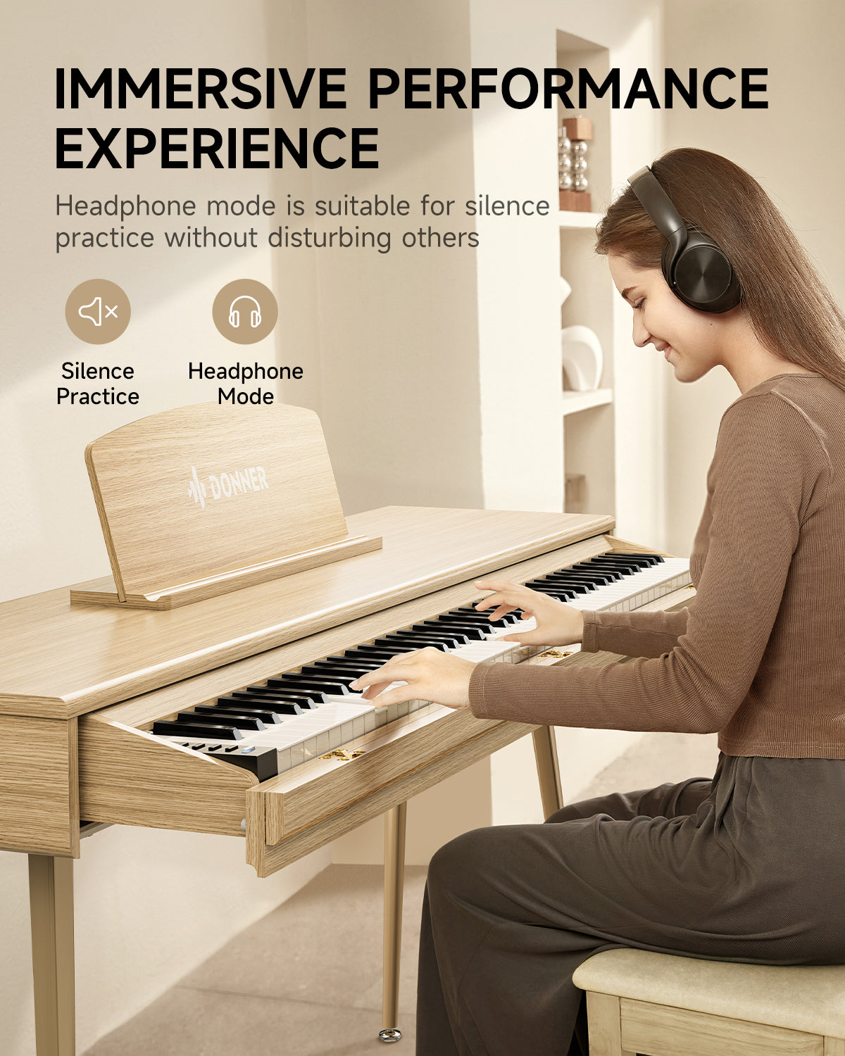 Donner DDP-65 88 Key Semi-weighted Digital Piano