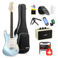 Donner DST-152 39 Inches Electric Guitar Kit HSS Pickup Coil Split Solid Body Electric Guitar with Amp/Bag/Accessories