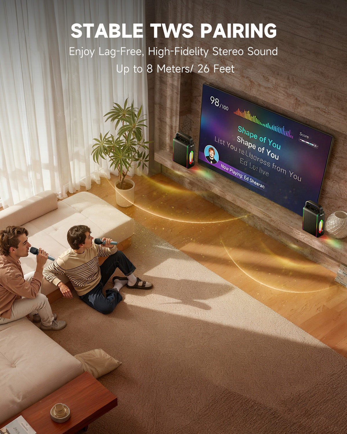 Moukey MPS5 Portable Karaoke Speake