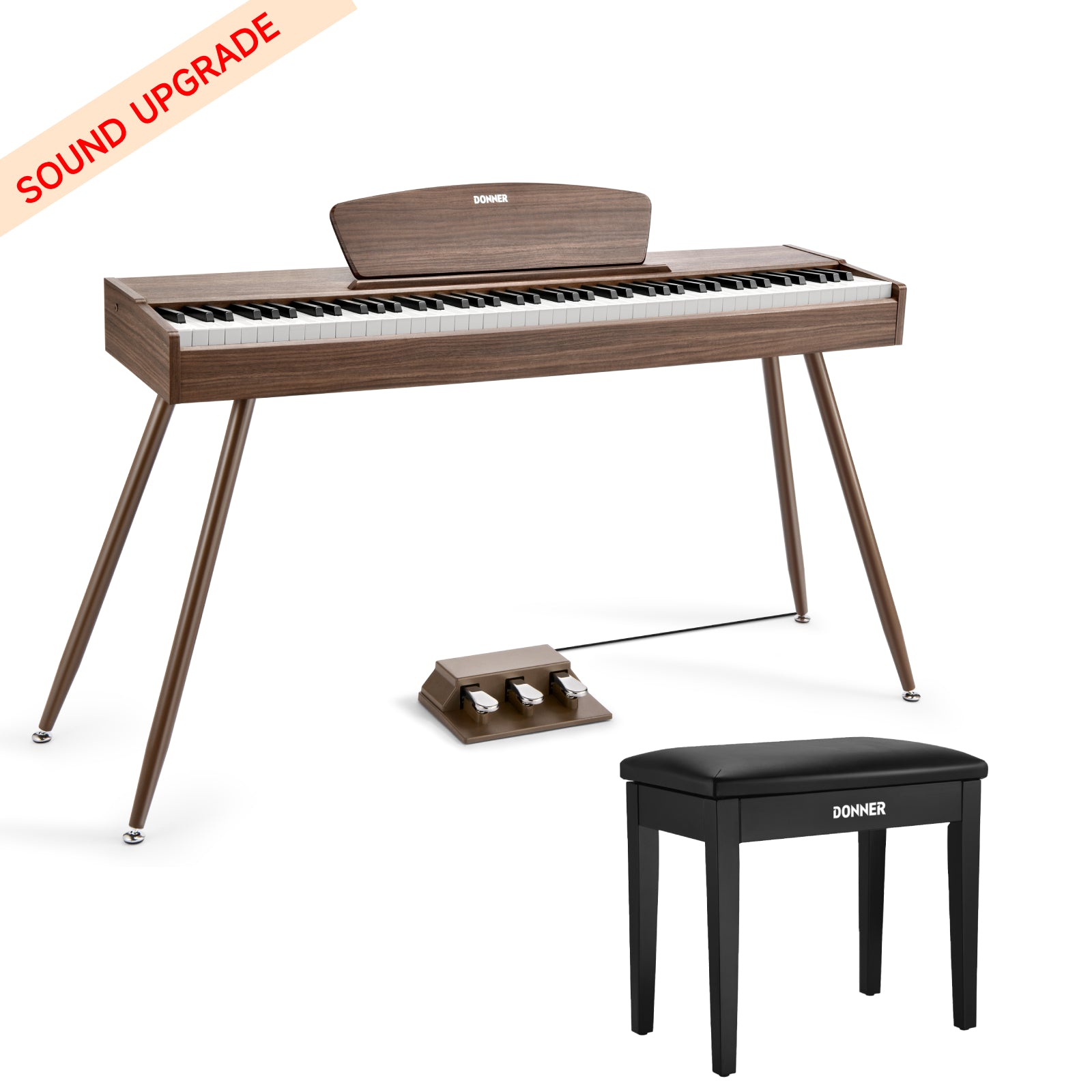 Donner DDP-80 Wooden Style Weighted Digital Piano