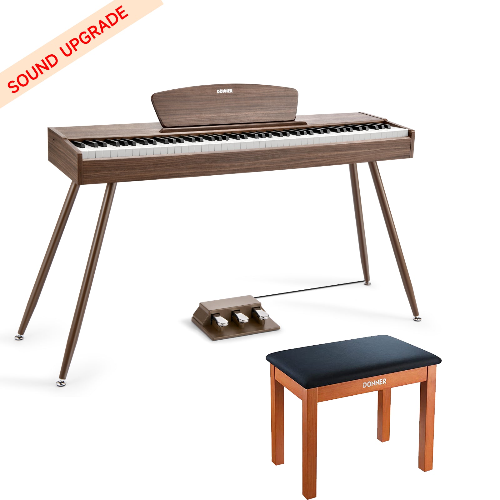 Donner DDP-80 Wooden Style Weighted Digital Piano