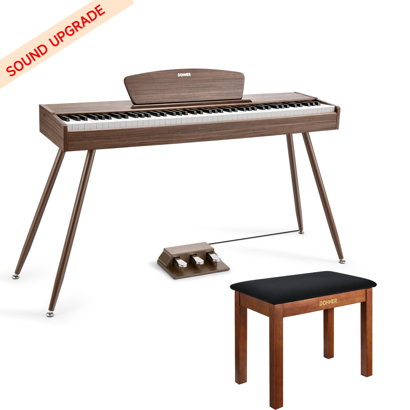 Donner DDP-80 Wooden Style Weighted Digital Piano