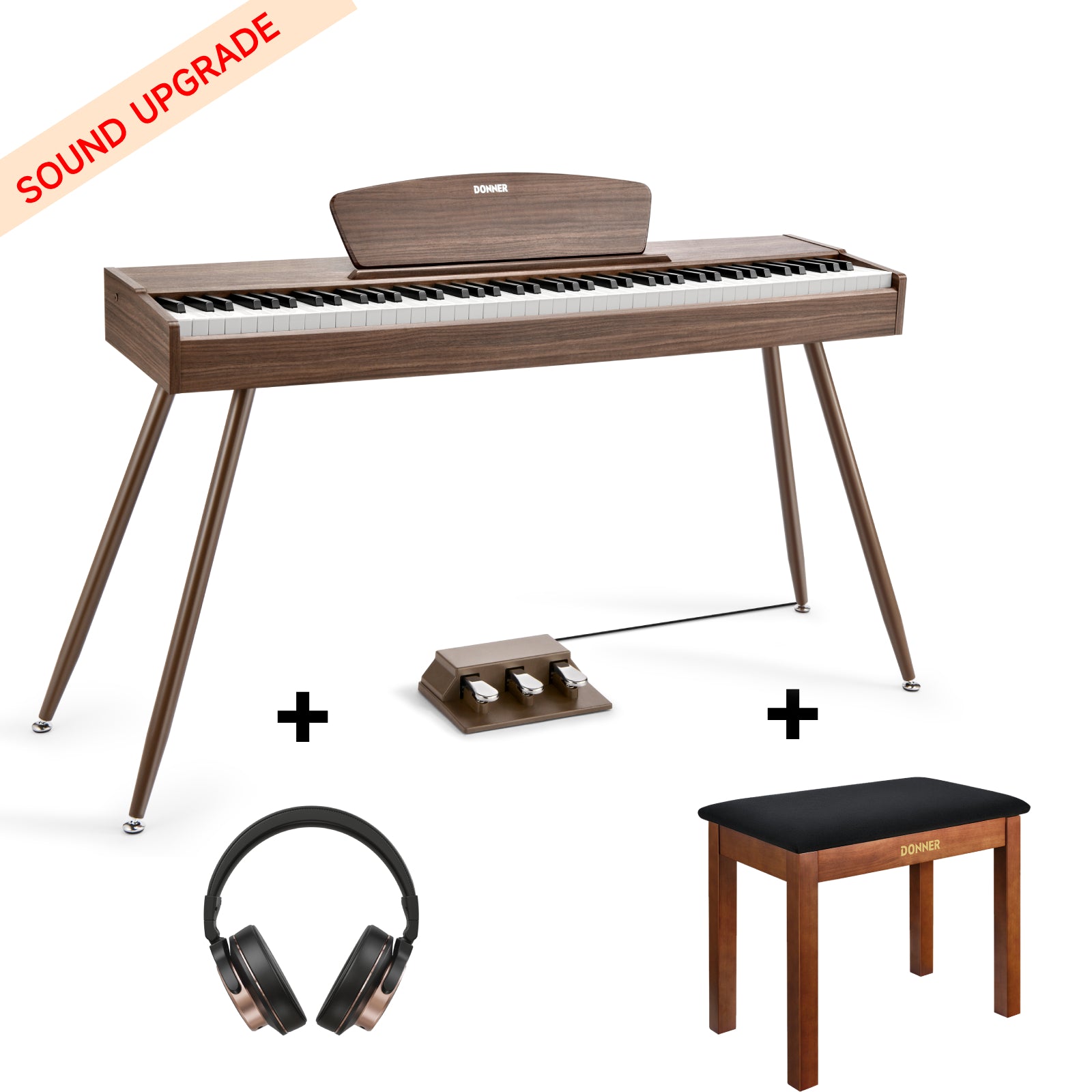 Donner DDP-80 Wooden Style Weighted Digital Piano