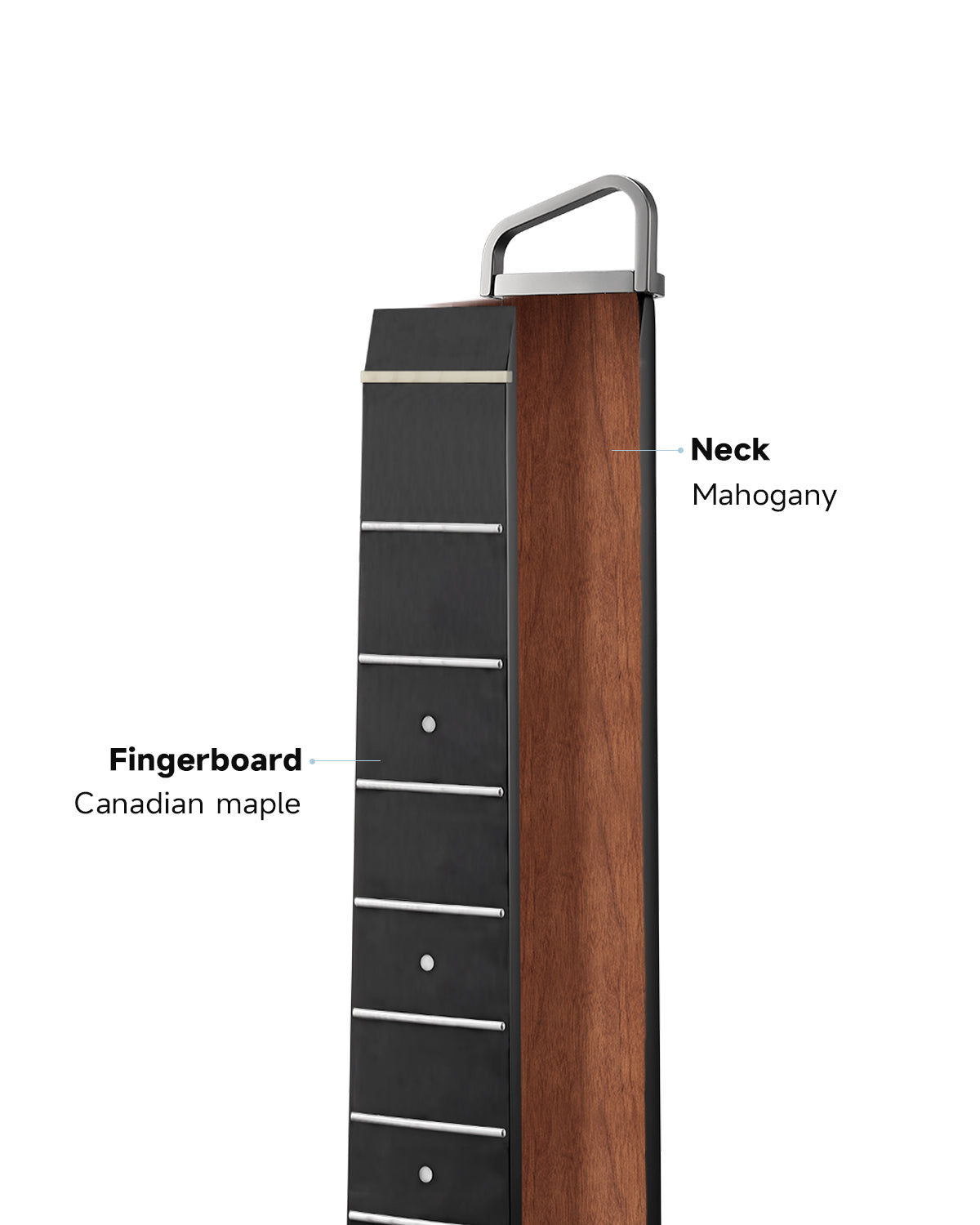 Donner HUSH-I PRO Acoustic-Electric Travel Guitar Kit with Inserted Sound Effects-Weltraumflugn##