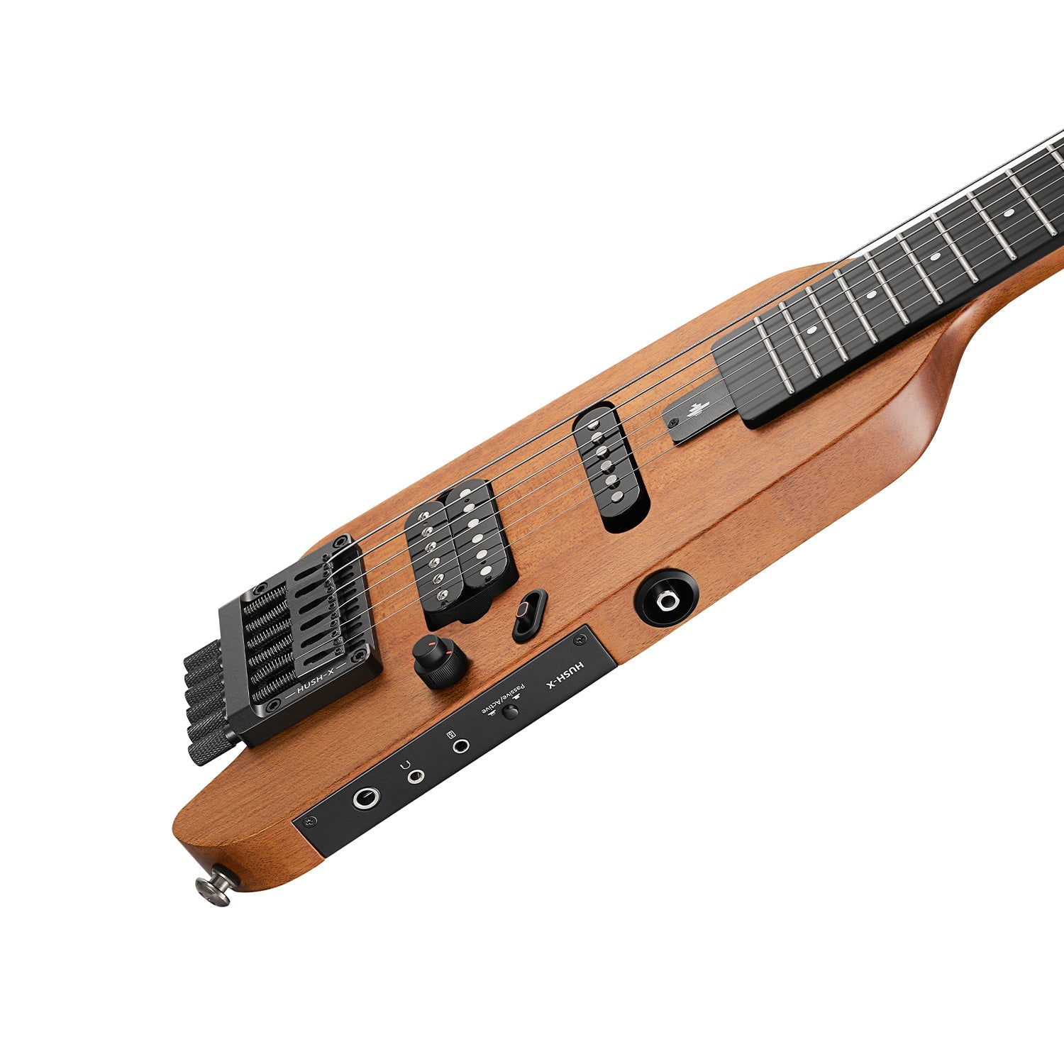 HUSH-X Travel Electric Guitar, Lightweight Headless, Perfect for