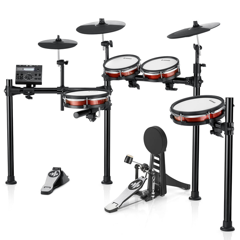 Donner DED-200 MAX Electronic Drum Set 5-Drum 3-Cymbal with Drum Throne/Headphone for Optimal Performance