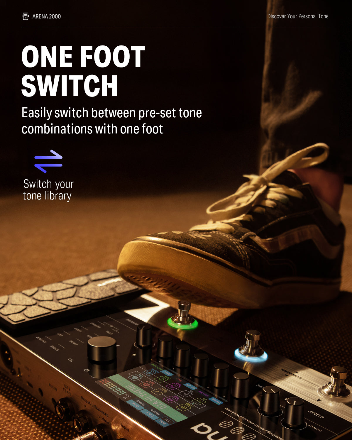 Donner-Arena-2000-Multi-Effects-Guitar-Pedal-Modeling-Multi-Effects-Processor