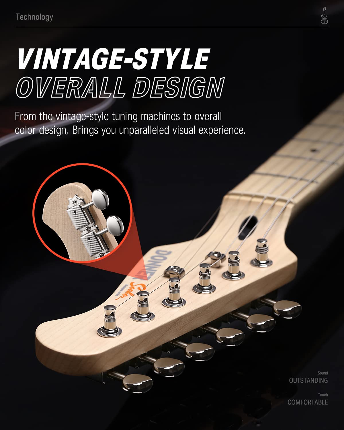 DST-152 Electric Guitar Kit with Amp & Bag | HSS Pickup & Coil