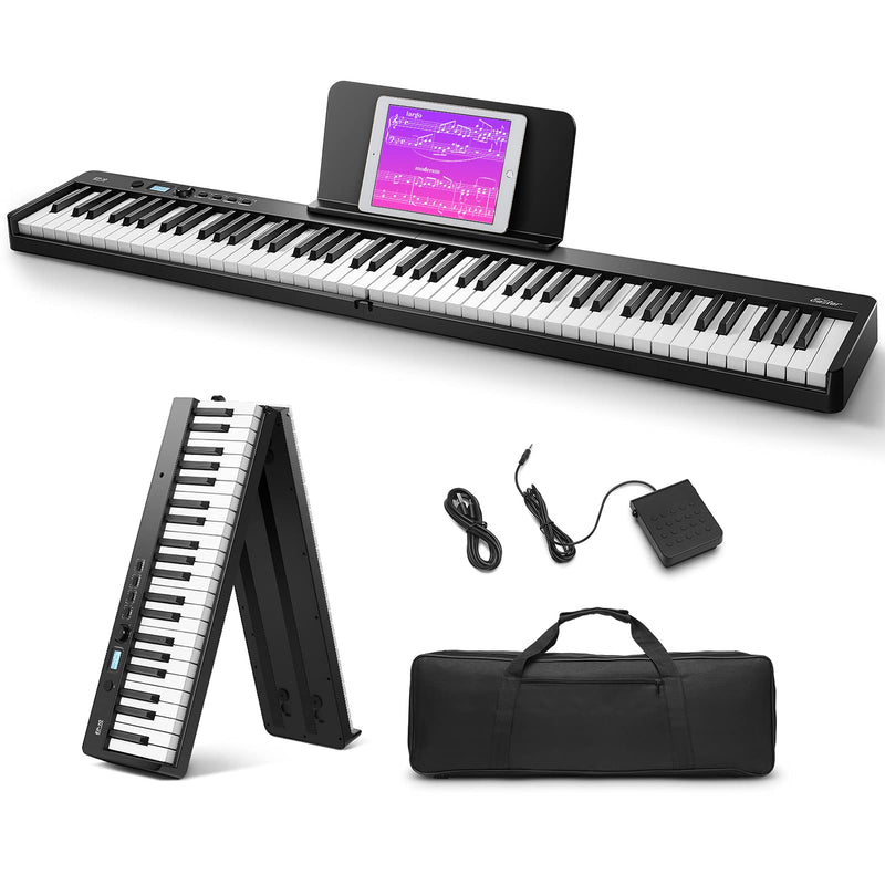 Eastar EP-10 Foldable Semi-Weighted Full  Size 88-Key Portable Electric Piano - Donner music- UK